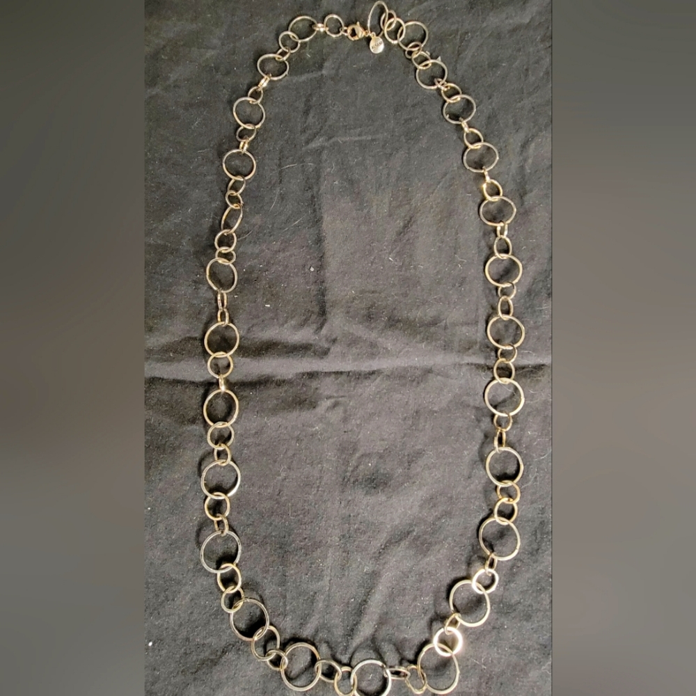 Alfani long gold necklace chain